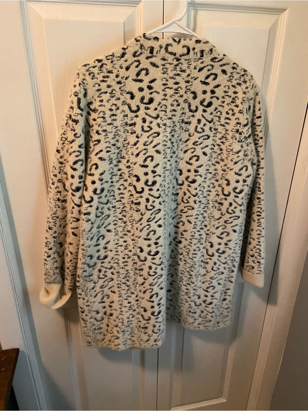 Revolution Cream Leopard Print Open Cardigan - Picture 6 of 6